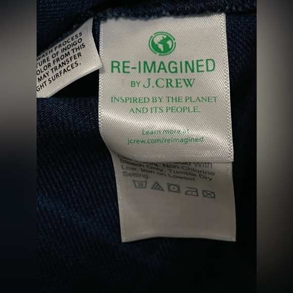 J. Crew Indigo Plaid Smocked Balloon Puff Sleeve Midi Long Sleeve Dress - Picture 8 of 10